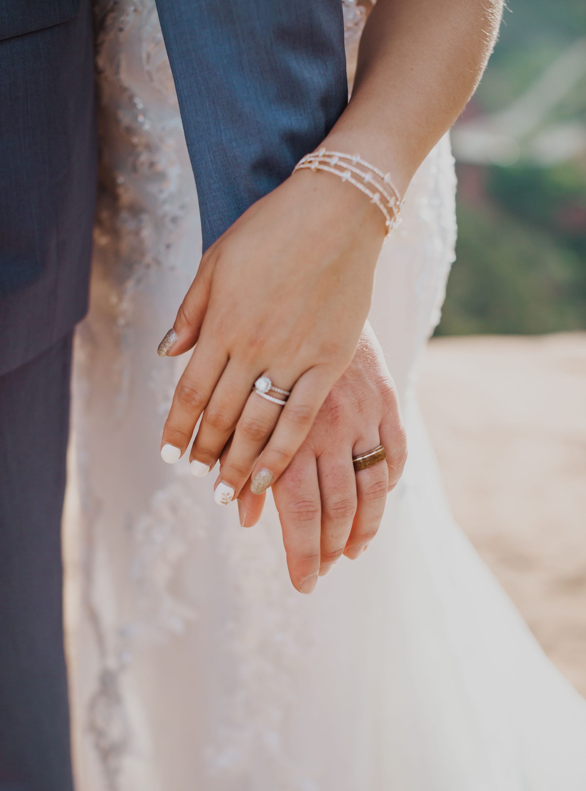 Wedding rings detail