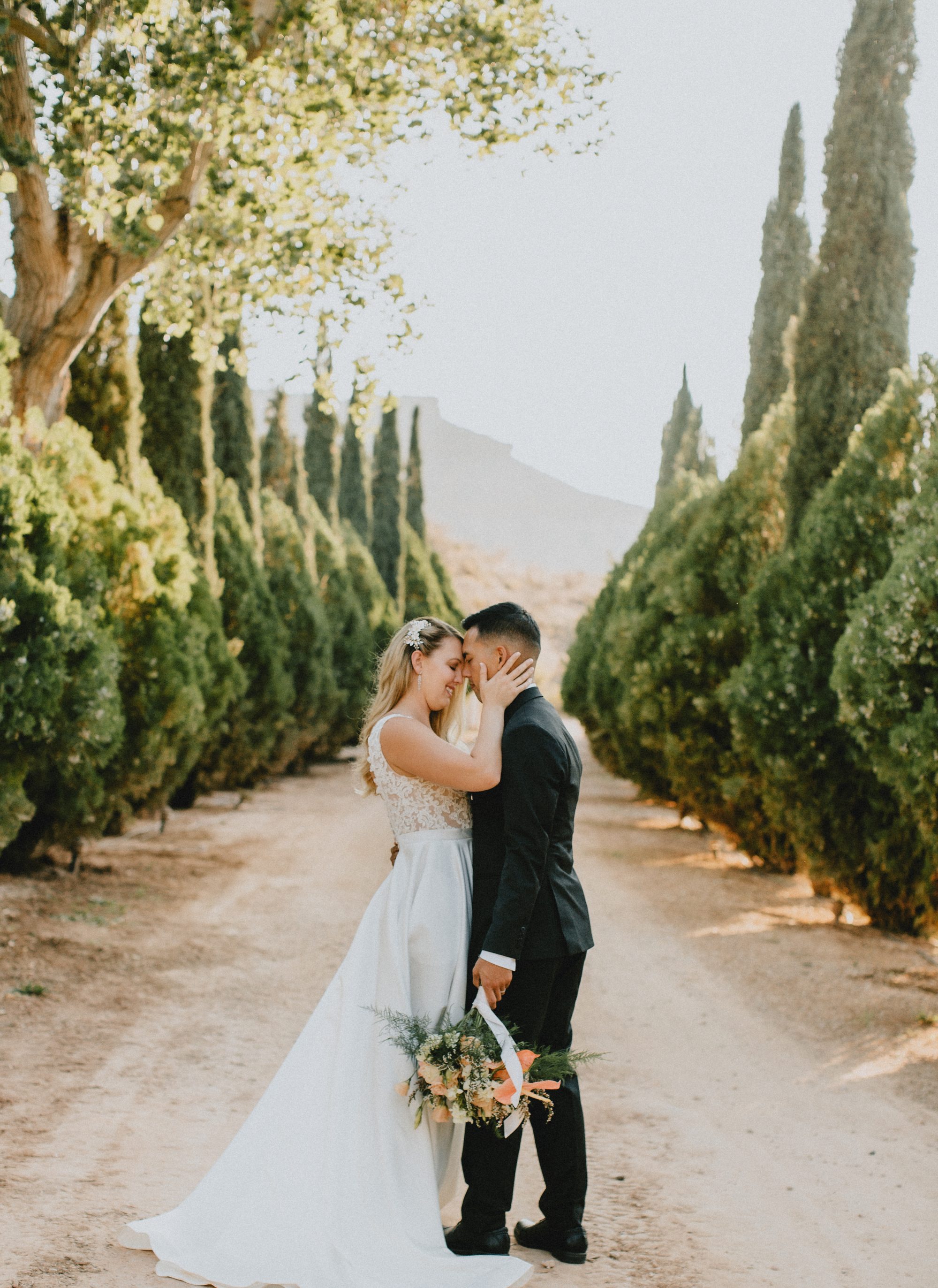 Candid wedding moment Southern Utah
