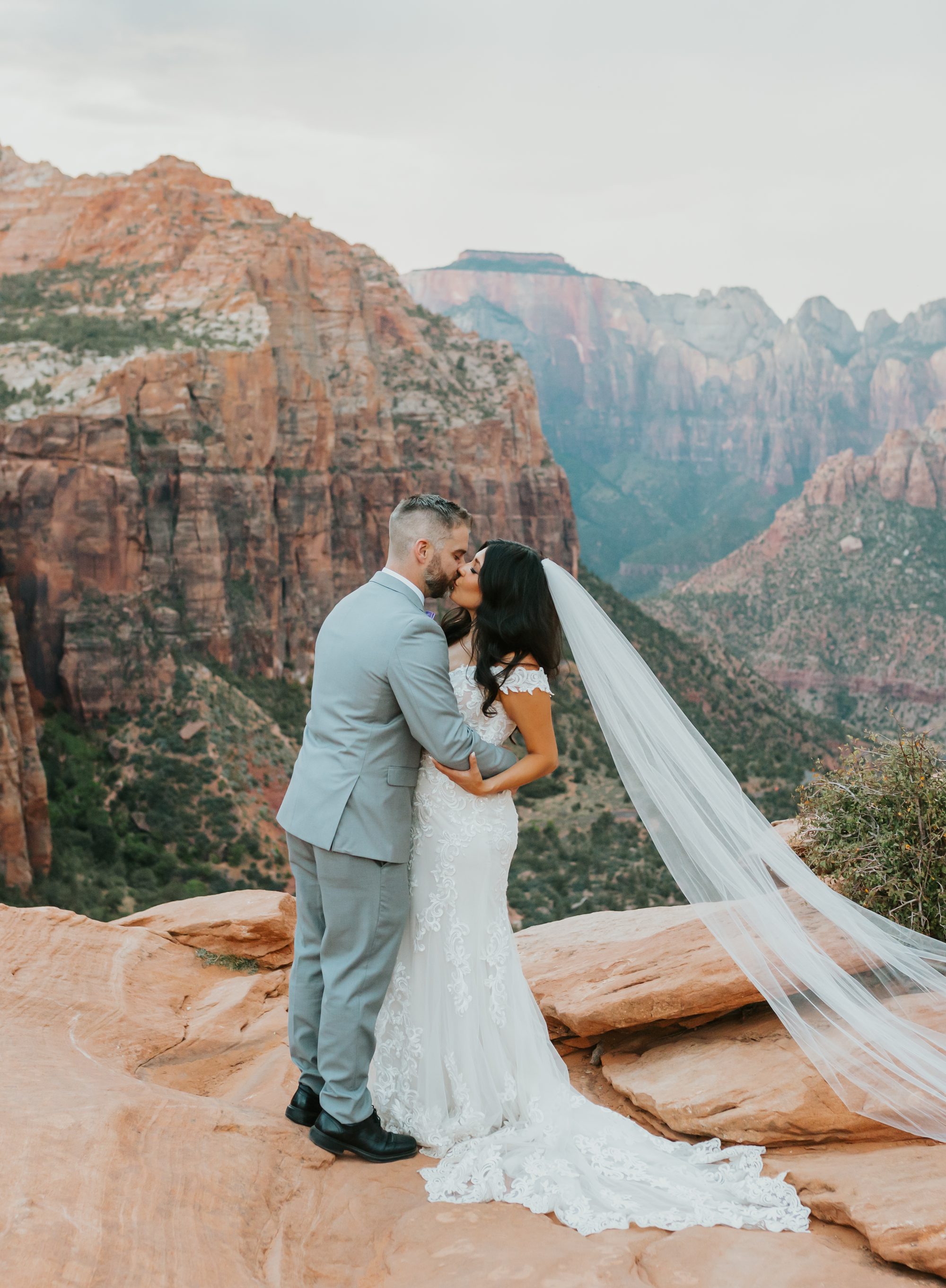 Lauren and Brendan Zion elopement