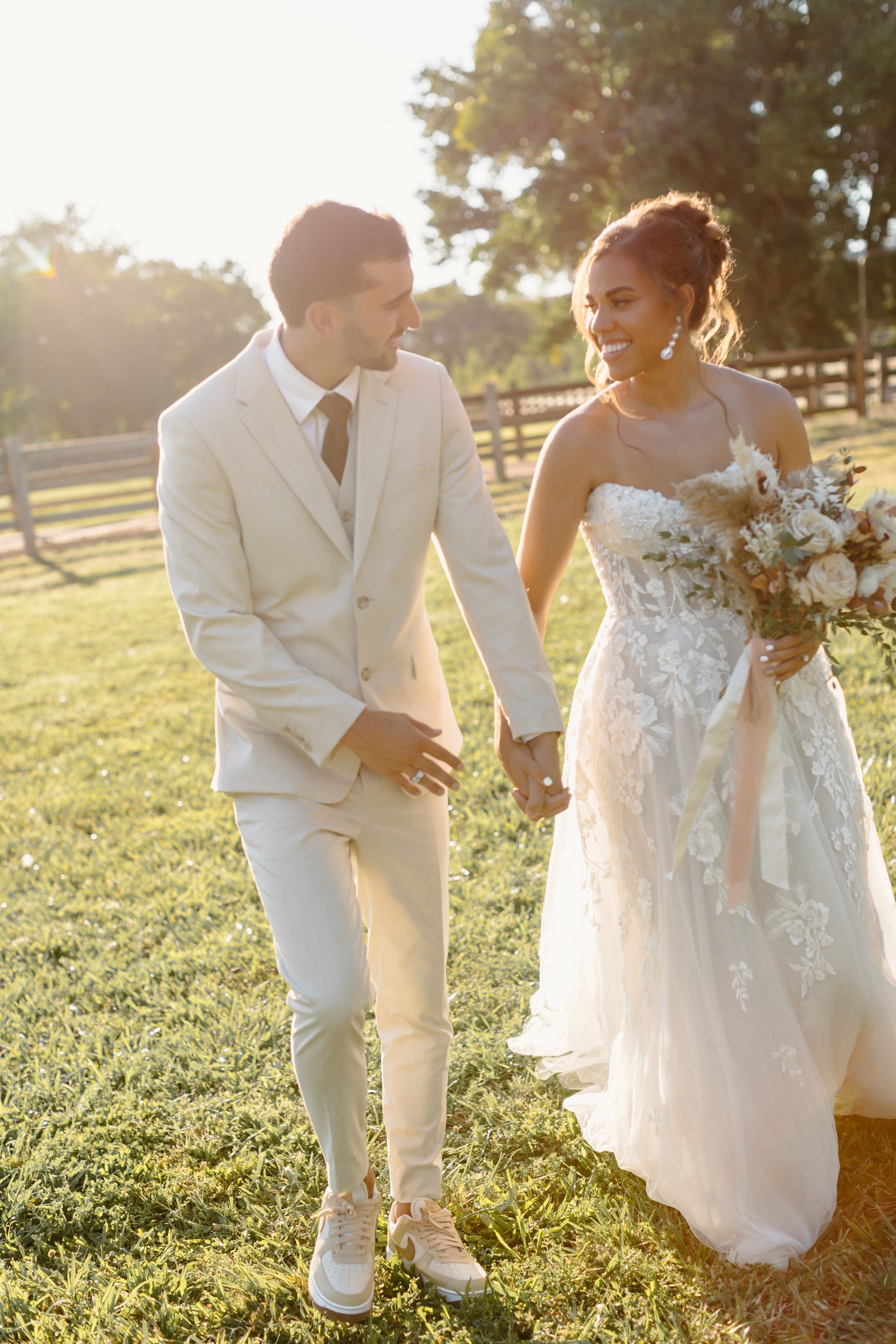 Joyful wedding moment Southern Utah