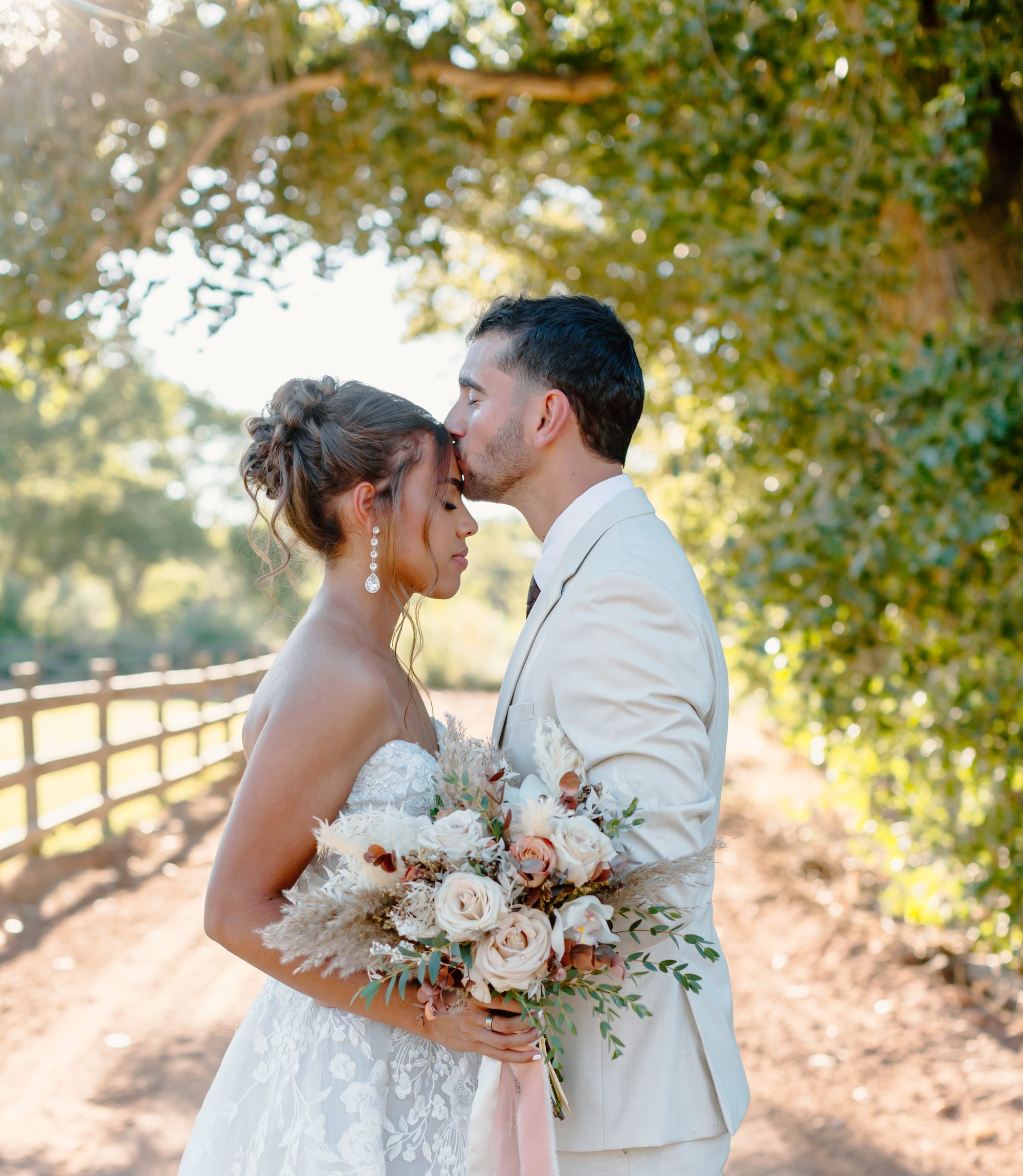 Lexi and Justin together Southern Utah wedding